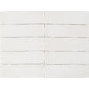 See Ceres Ceramics - Urban Brick - 2.5 in. x 8 in. Wall Tile - White Matte