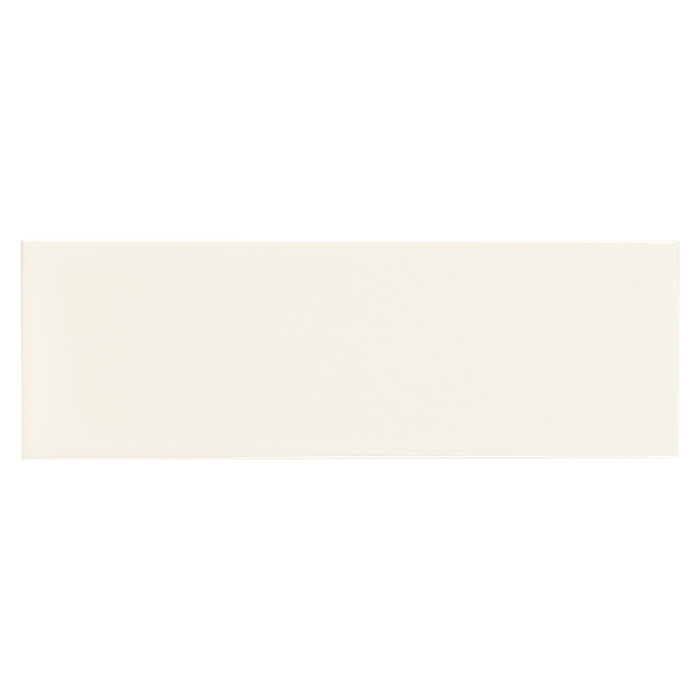 CommodiTile - Carrollton 4 in. x 12 in. Wall Tile - Biscuit Gloss