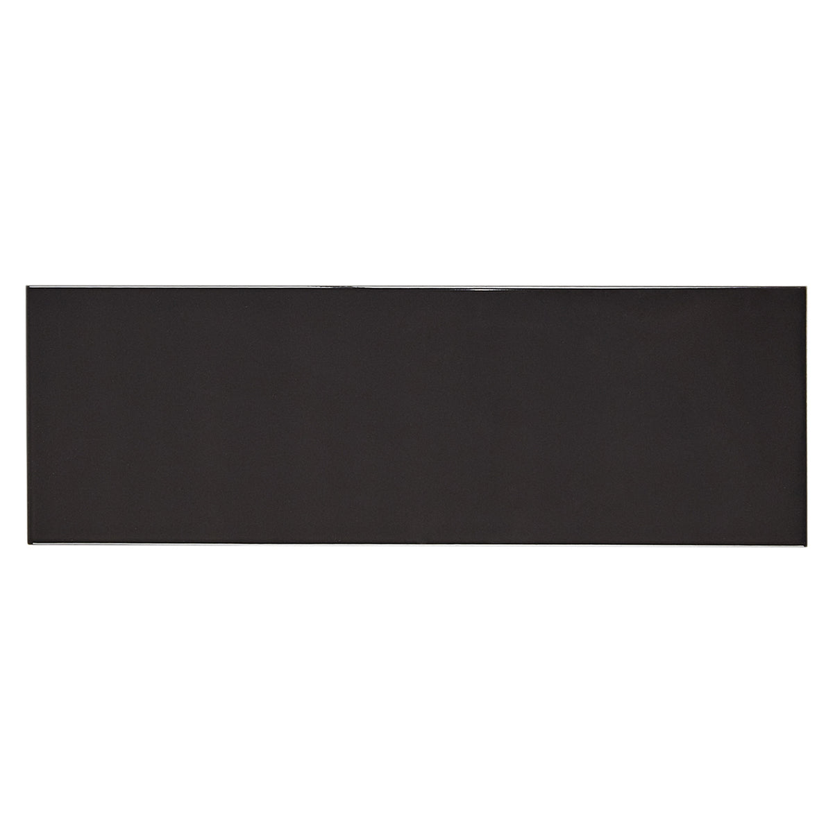 CommodiTile - Carrollton 4 in. x 12 in. Wall Tile - Charcoal Gloss