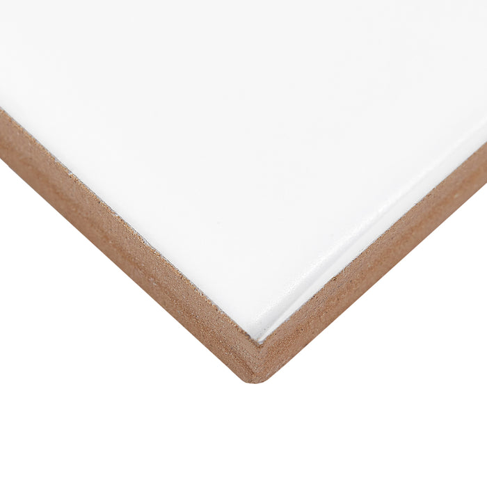 CommodiTile - Carrollton 4 in. x 12 in. Wall Tile - White Gloss