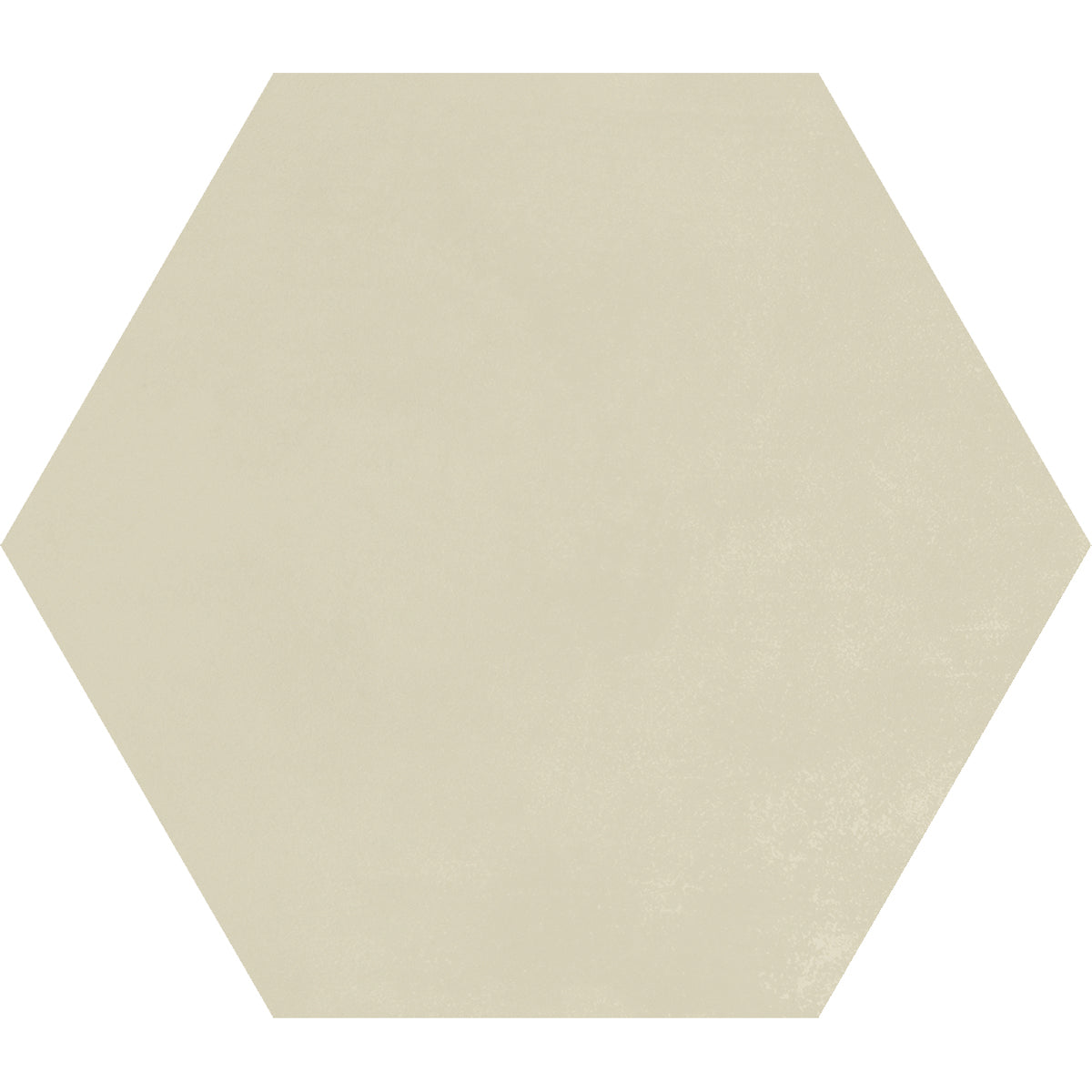 CommodiTile - Carrollton 9 in. x 10 in. Hexagon Porcelain Tile - Biscuit