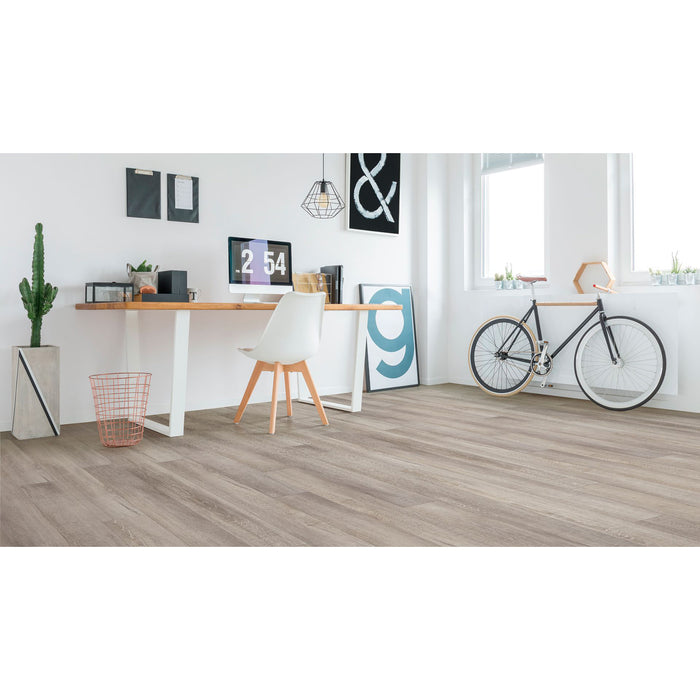 COREtec One Plus 6 in. x 48 in. Waterproof Vinyl Plank - Deep Lake Oak Installed