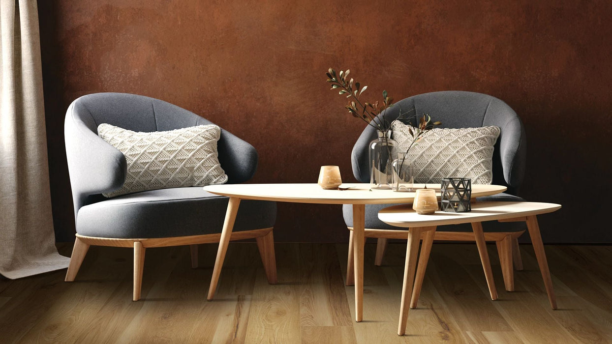 COREtec Plus HD 7 in. x 48 in. Planks - Blended Caraway Room Scene