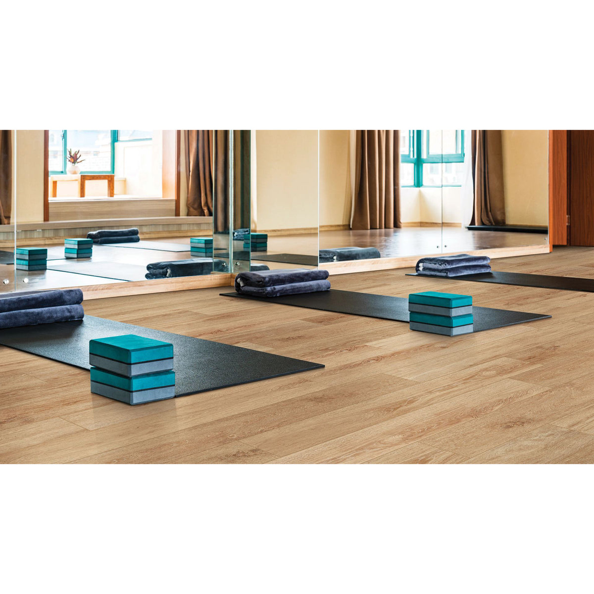 COREtec Pro Plus Enhanced Planks - 7&quot; x 48&quot; - Lyric Oak Room Scene