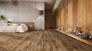 COREtec Plus  5 in. x 48 in. Waterproof Vinyl Plank - Durban Pear Room Scene