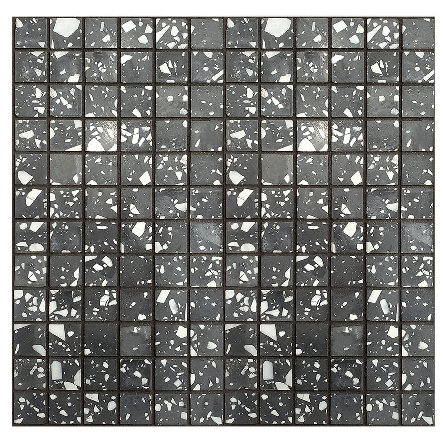 Crossville Studios - Terrazzo - 12 in. x 12 in. Porcelain Mosaic - Pia -  Floorzz