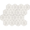 See Daltile - Stagecraft - Undulated Kaleidoscope Mosaic - Arctic White 0190