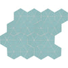 See Daltile - Stagecraft - Undulated Kaleidoscope Mosaic - Matte Spa 0748