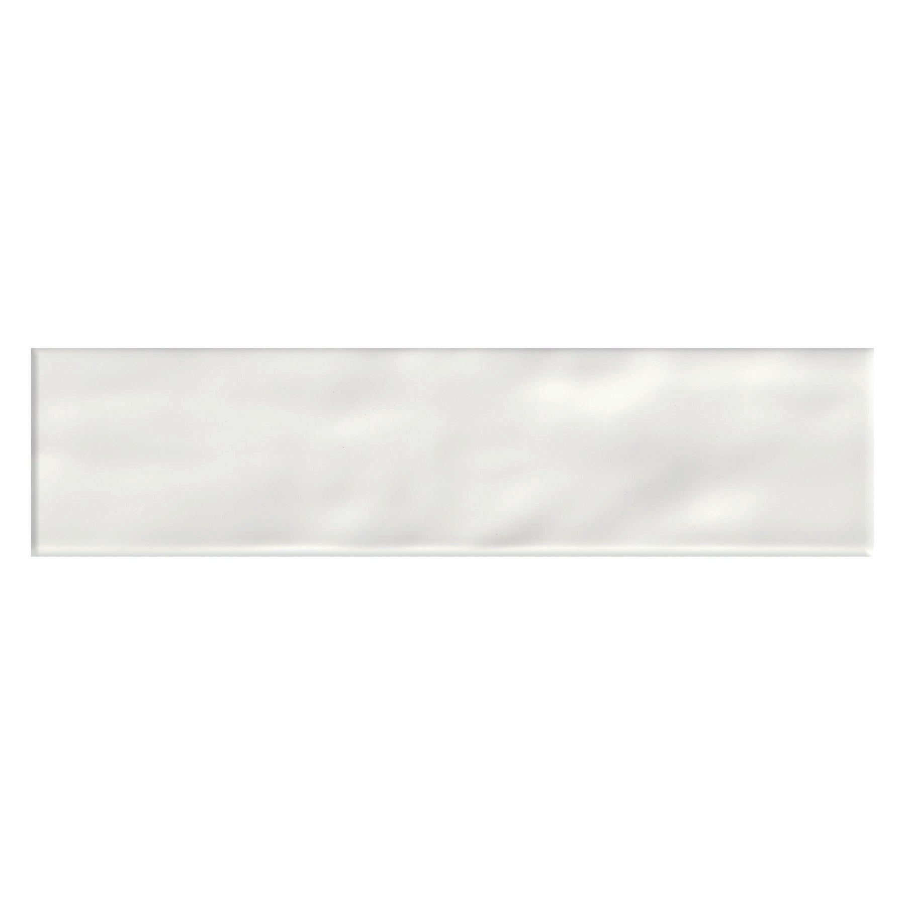 Daltile - Stagecraft - 3 in. x 12 in. Undulated Wall Tile - Matte Arctic White 0790