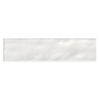See Daltile - Stagecraft - 3 in. x 12 in. Undulated Wall Tile - Matte Arctic White 0790