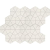 See Daltile - Stagecraft - Undulated Kaleidoscope Mosaic - Matte Arctic White 0790
