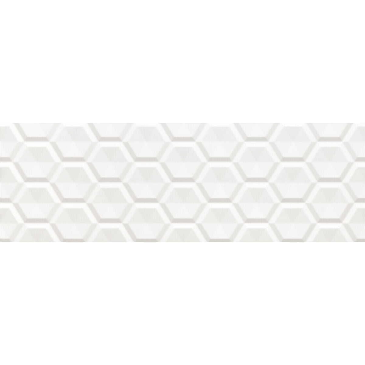 Daltile - Aesthetic - 12 in. x 36 in. Glazed Ceramic Wall Tile - Honeycomb
