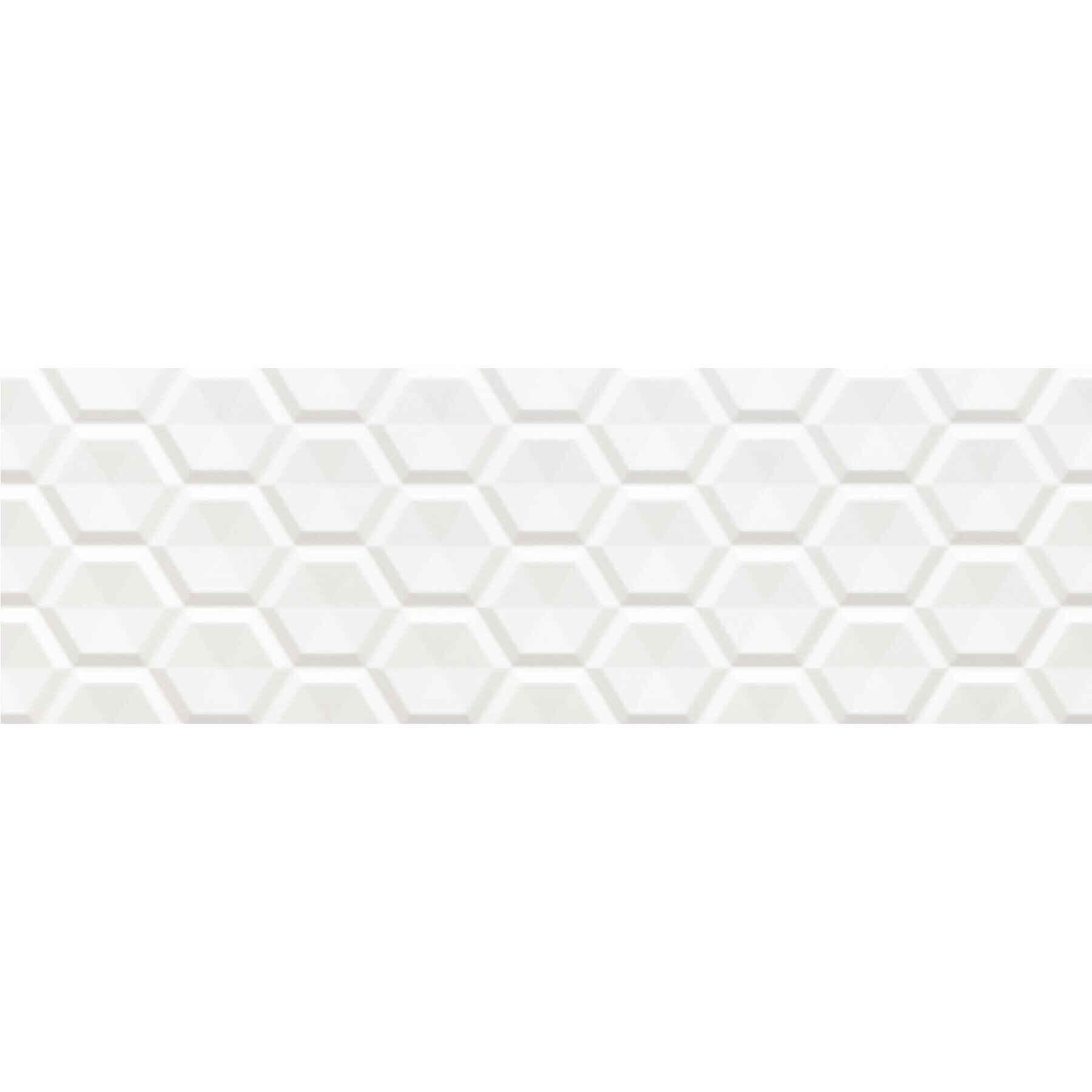 Daltile - Aesthetic - 12 in. x 36 in. Glazed Ceramic Wall Tile - Honeycomb