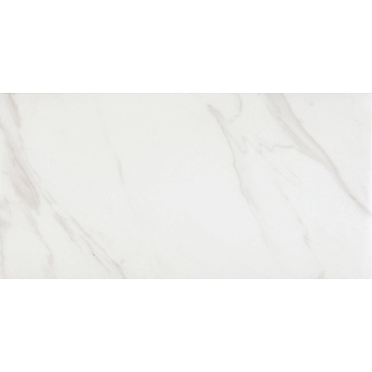 Daltile - Artsy - 12 in. x 24 in. Glazed Porcelain Floor Tile - Studio Carrara