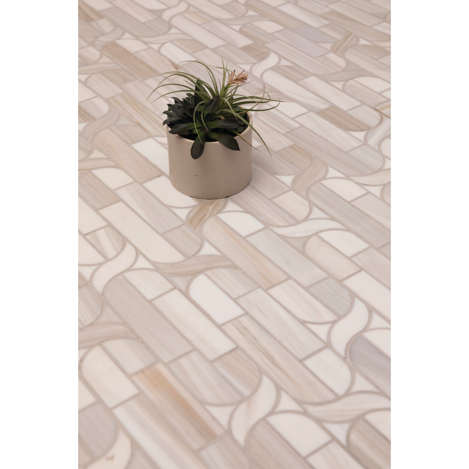 Daltile - Pietra Divina 12 in. x 11 in. Cupola Mosaic - Namaste