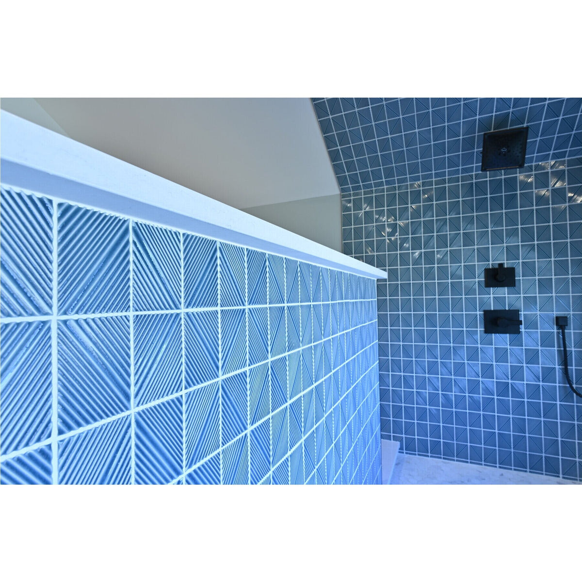 Daltile - Revalia Structural - Brilliant Blue RV21 Room Scene