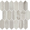 See Daltile Cinematic 2 in. x 5 in. Picket Mosaic - CM41 Classic Grey
