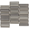 See Daltile - Cascading Waters Glass Mosaic - Rain Water
