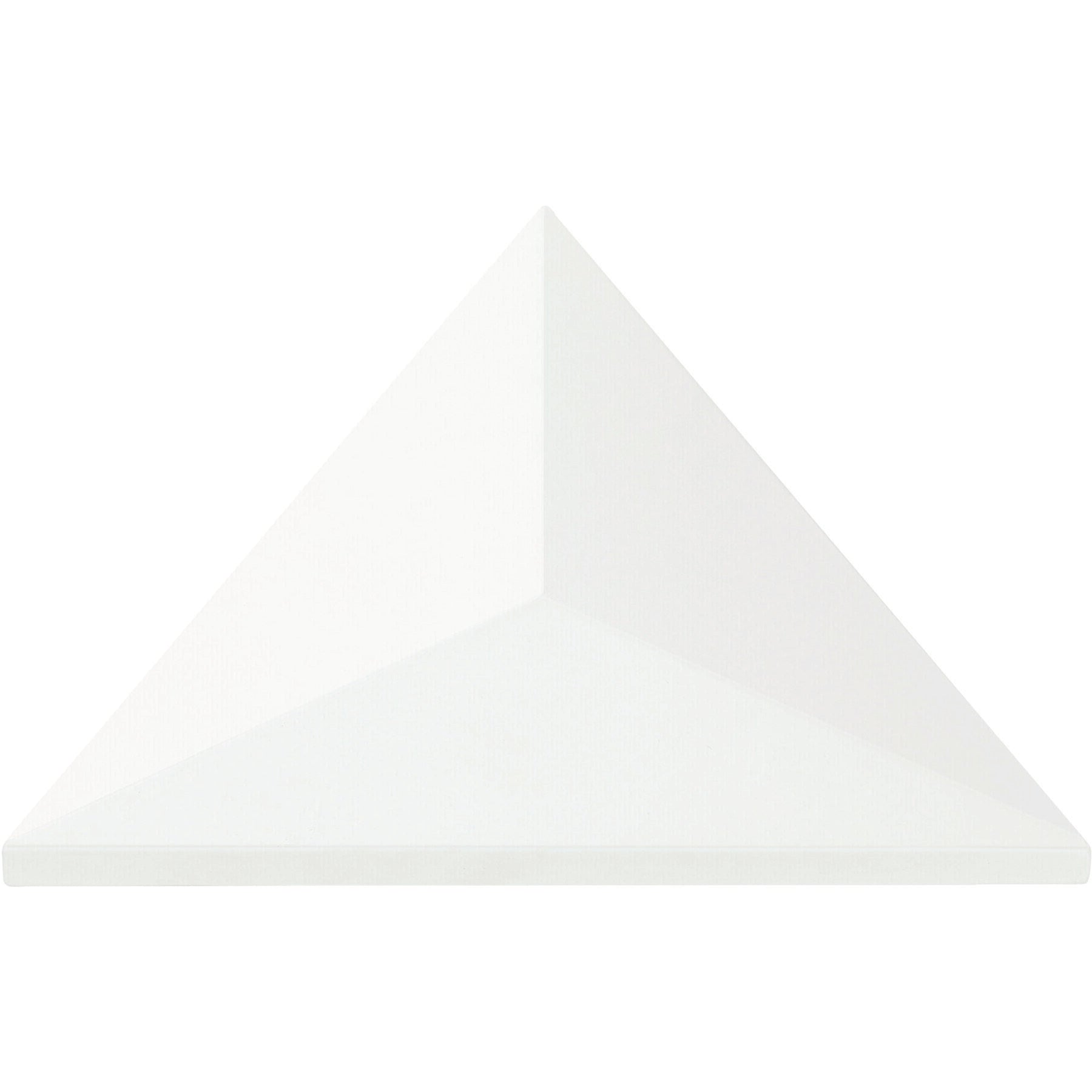 Daltile - STARE™ Collection - Electric 6 in. x 5 in. Tile - Triangle Peak Joule White