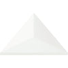 See Daltile - STARE™ Collection - Electric 6 in. x 5 in. Tile - Triangle Peak Joule White