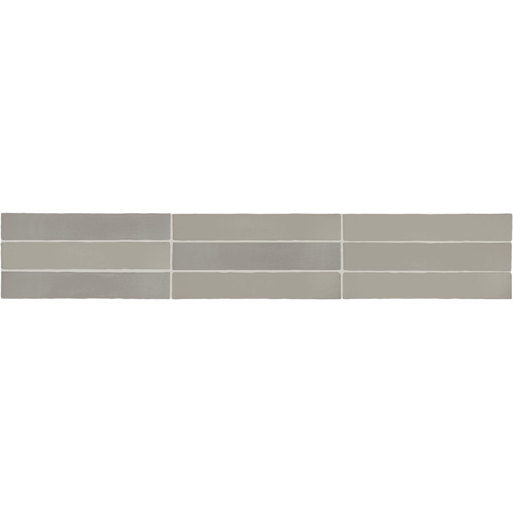 Daltile - Farrier - 2.5 in. x 15 in. Glazed Ceramic Wall Tile - Dartmoor Grey