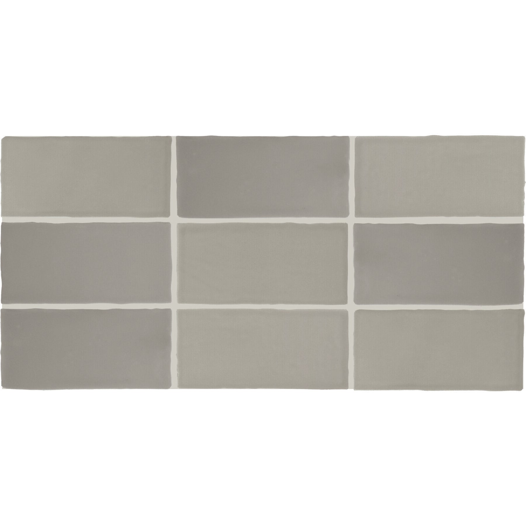 Daltile - Farrier - 2.5 in. x 5 in. Glazed Ceramic Wall Tile - Dartmoor Grey