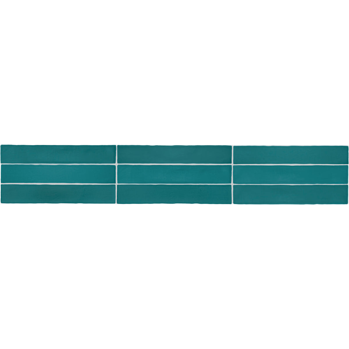Daltile - Farrier - 2.5 in. x 15 in. Glazed Ceramic Wall Tile - Blue Roan Variation