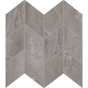 See Daltile - Famed 3 in. x 6 in. Chevron Mosaic Polished - Fortune