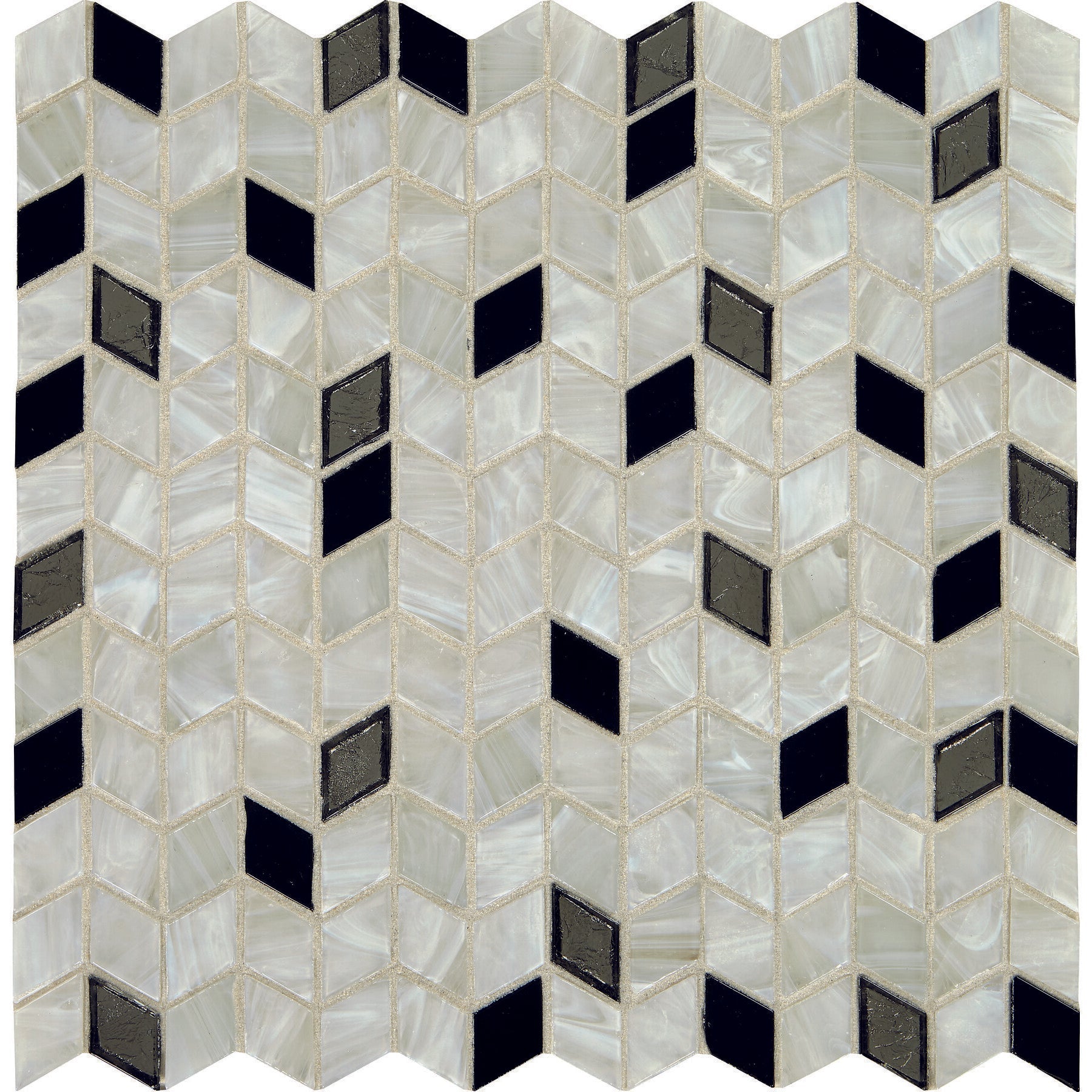 Daltile - Interstellar Glass Mosaic - Moonlight