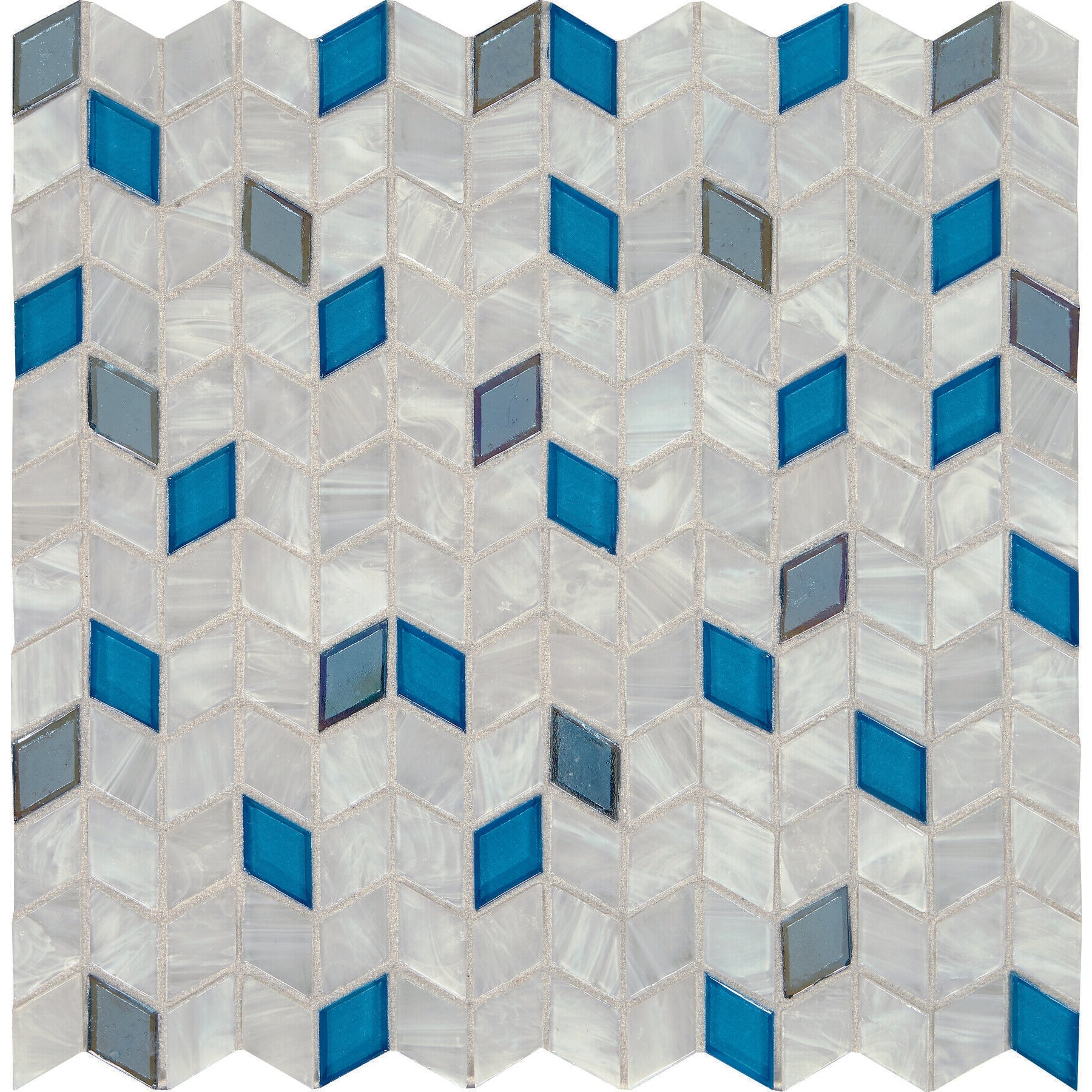 Daltile - Interstellar Glass Mosaic - Blue Bayou