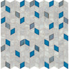 See Daltile - Interstellar Glass Mosaic - Blue Bayou