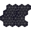 See Daltile - Stagecraft - Undulated Kaleidoscope Mosaic - Matte Black K711