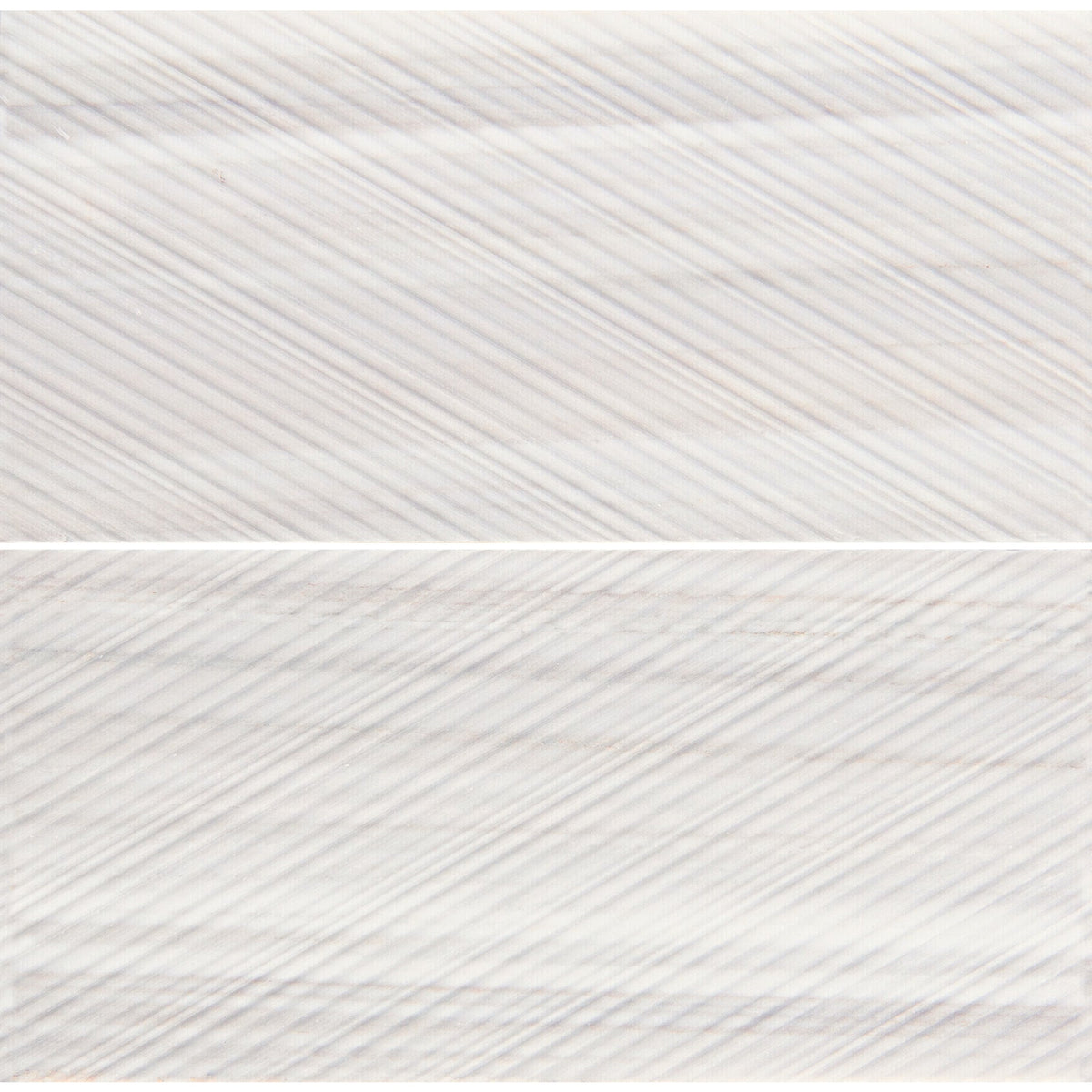 Daltile - Pietra Divina 6 in. x 12 in. Bamboo Mosaic - Calacatta Dolomiti Honed
