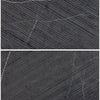 See Daltile - Pietra Divina 6 in. x 12 in. Bamboo Mosaic - Nero Marquina Honed