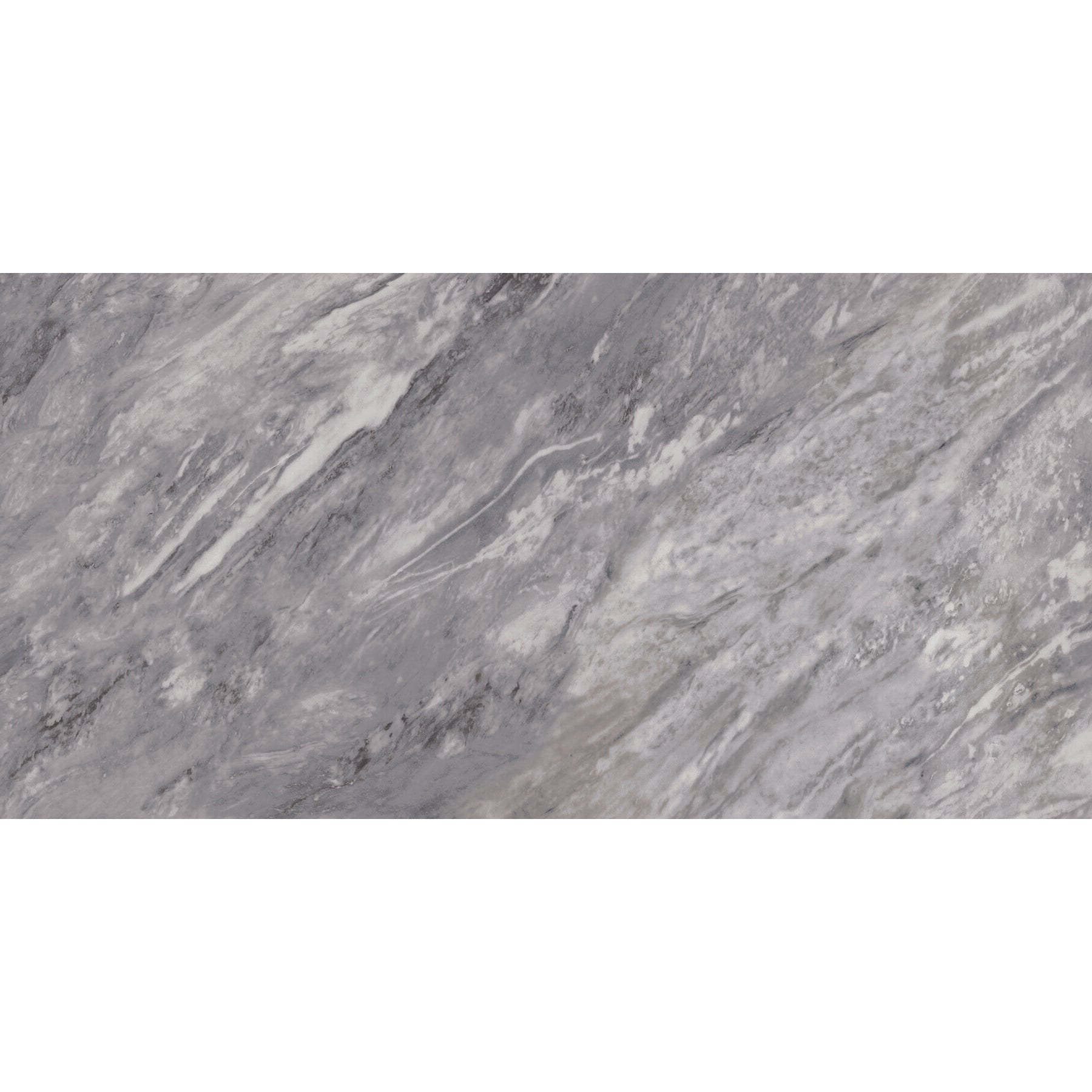 Daltile Marble Attache Lavish 24 in. x 48 in. Colorbody Porcelain Tile - Polished Stellar Grey