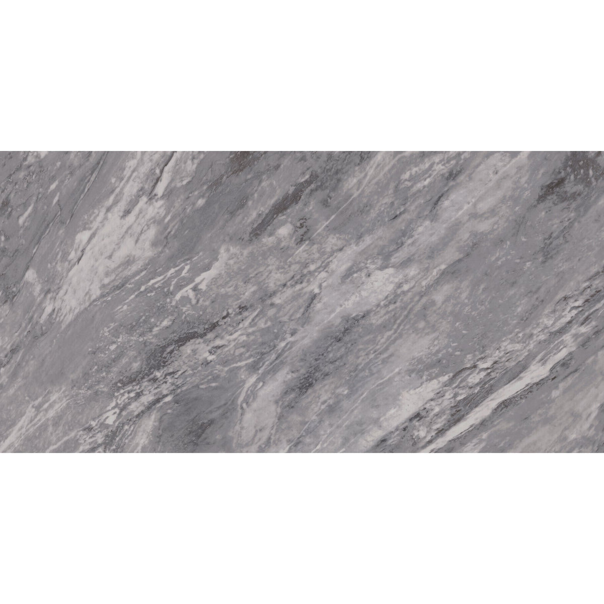 Daltile Marble Attache Lavish 24 in. x 48 in. Colorbody Porcelain Tile - Polished Stellar Grey
