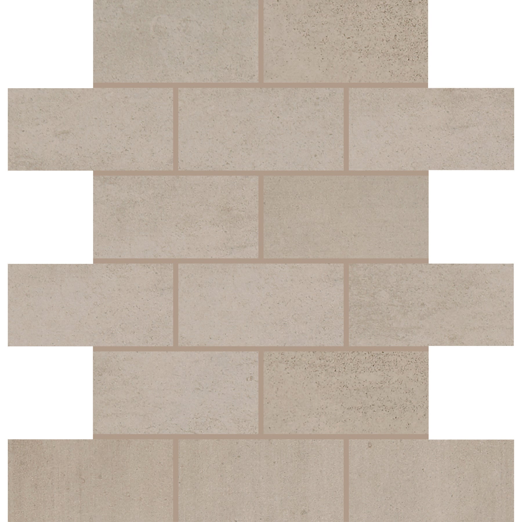 Daltile - Modern Hearth - 2 in. x 4 in. Ceramic Brick-Joint Mosaic - Mantel Piece
