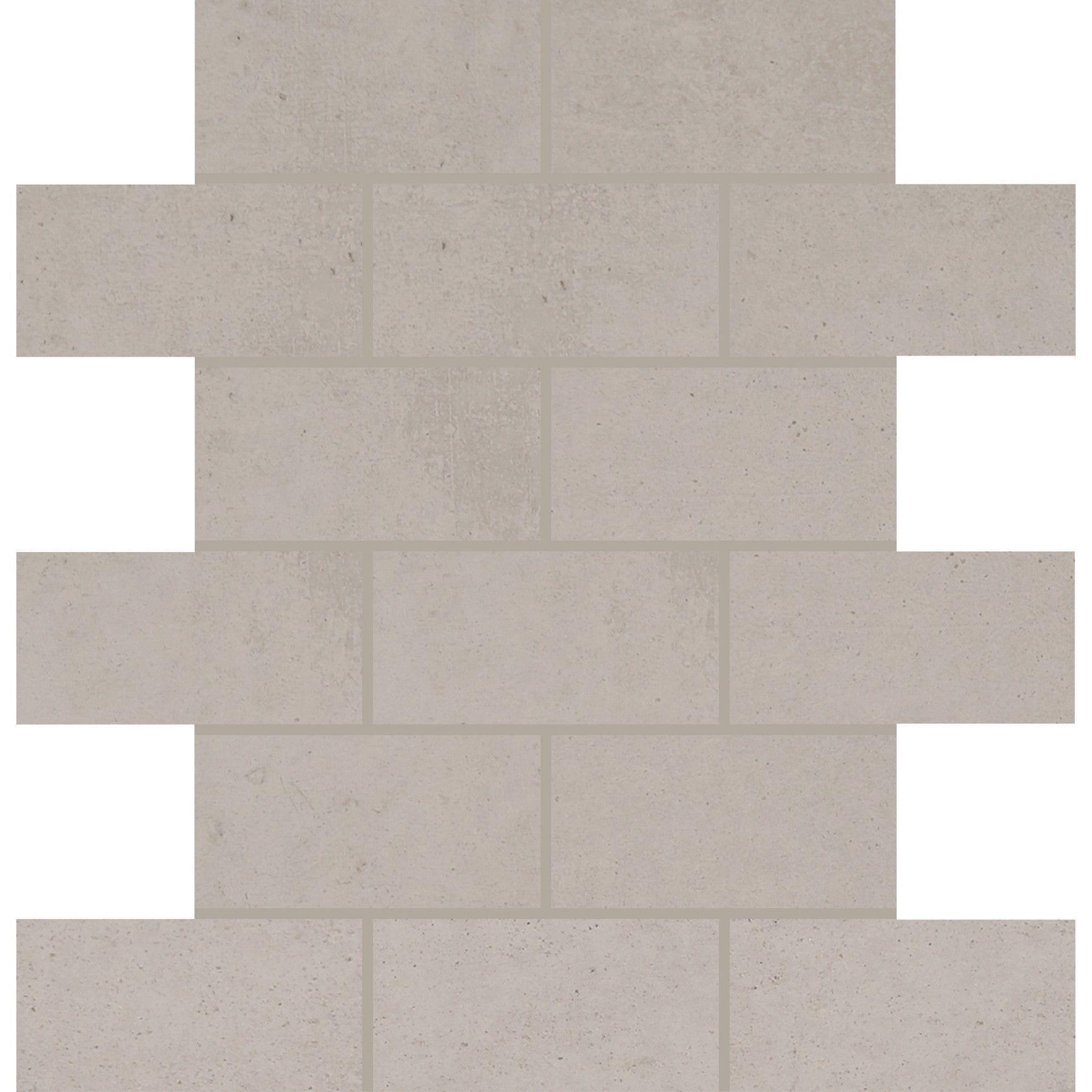Daltile - Modern Hearth - 2 in. x 4 in. Ceramic Brick-Joint Mosaic - Chimney Corner