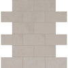 See Daltile - Modern Hearth - 2 in. x 4 in. Ceramic Brick-Joint Mosaic - Chimney Corner