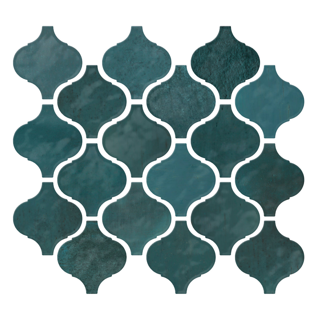 Daltile - Mesmerist™ - Arabesque Mosaic Wall Tile - Mystique