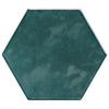 See Daltile - Mesmerist™ - 4 in. Glazed Hexagon Ceramic Wall Tile - Mystique