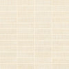 See Daltile Fabric Art 1 in. x 3 in. Modern Textile Straight Joint Mosaic - Beige