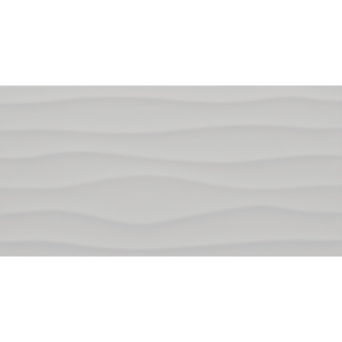 Daltile - Multitude - 12 in. x 24 in. Glazed Ceramic Wave Wall Tile - Urban Grey
