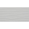 See Daltile - Multitude - 12 in. x 24 in. Glazed Ceramic Wave Wall Tile - Urban Grey