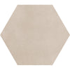 See Daltile - Scrapbook - 8 in. Glazed Porcelain Hexagon Tile - Cherished Greige