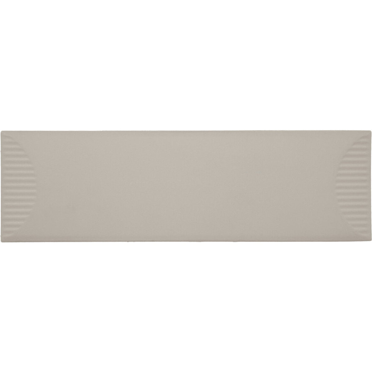 Daltile - Stencil 4 in. x 12 in. Ceramic Wall Tile - Half Moon Matte - Beige