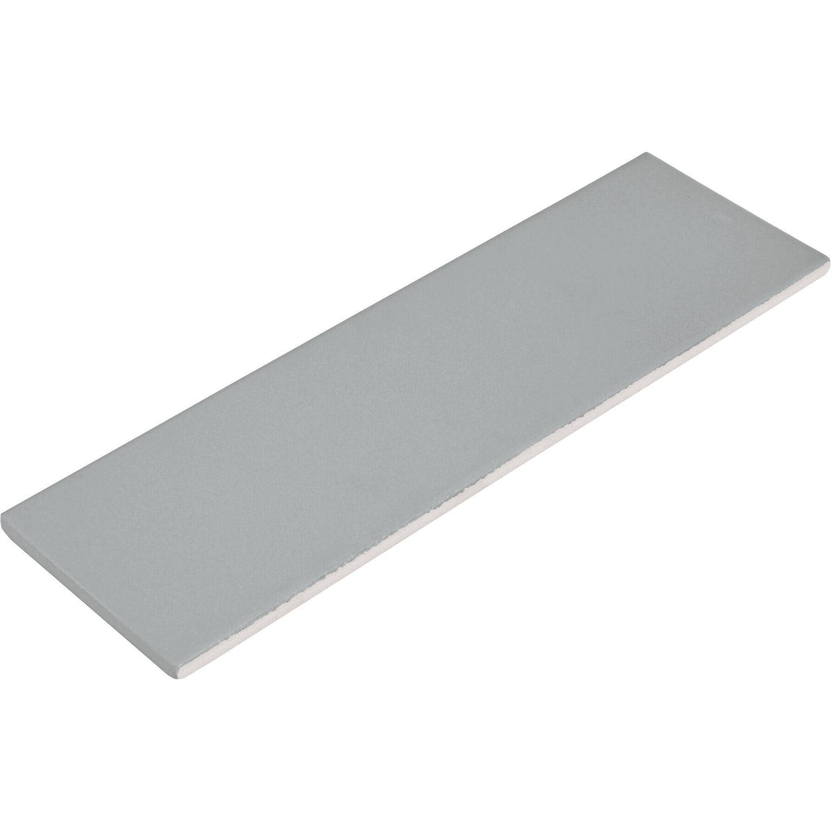 Daltile - Stencil 4 in. x 12 in. Porcelain Floor Tile - Grey