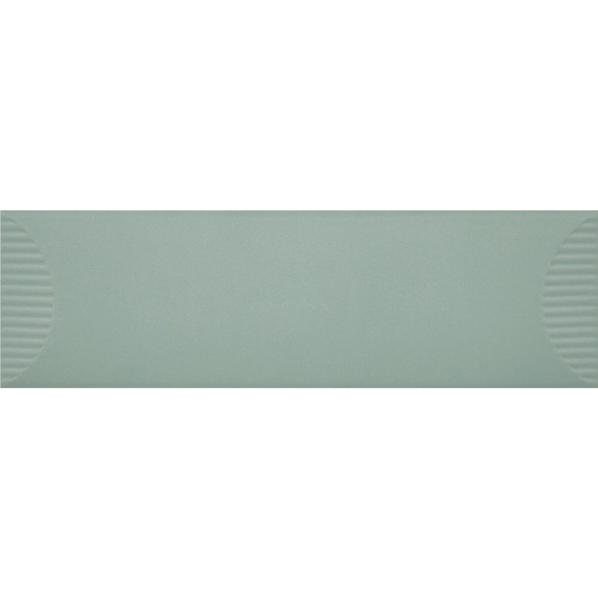 Daltile - Stencil 4 in. x 12 in. Ceramic Wall Tile - Half Moon Matte - Mint