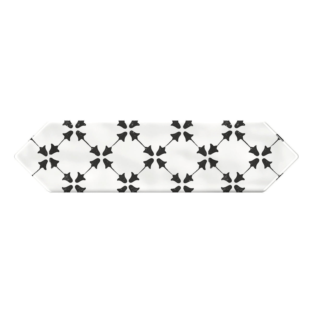 Daltile - Stagecraft - 3 in. x 12 in. Picket Deco Wall Tile - Ensemble Black Mix SC70