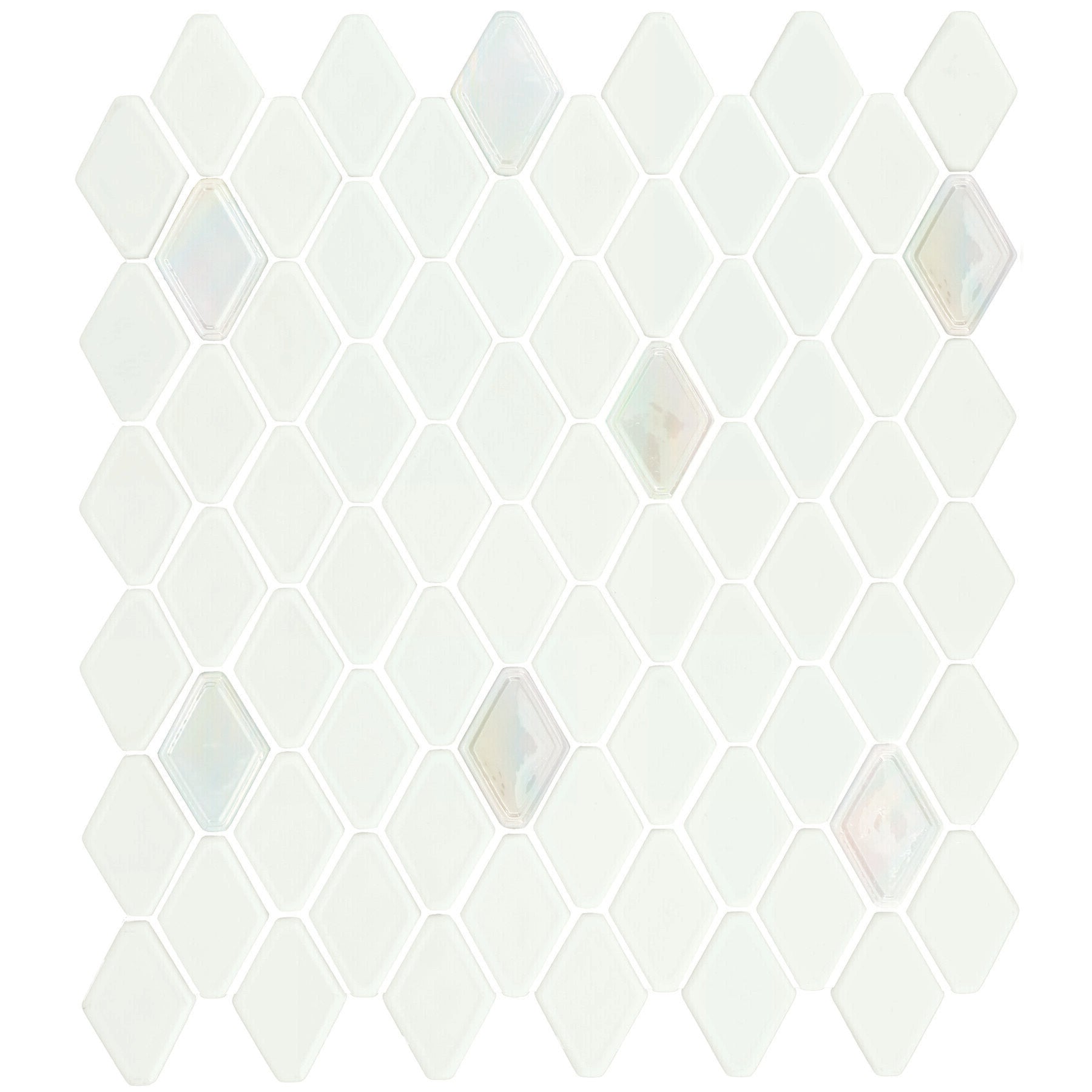Daltile - Starcastle Glass Elongated Hexagon Mosaic - Celestial